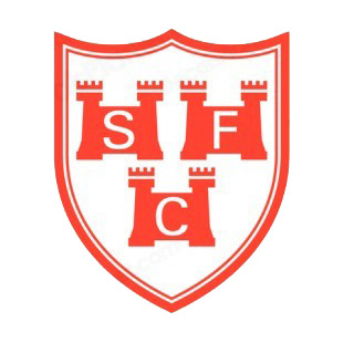 Shelbourne FC soccer team logo listed in soccer teams decals.