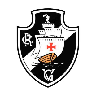 CR Vasco da Gama soccer team logo listed in soccer teams decals.