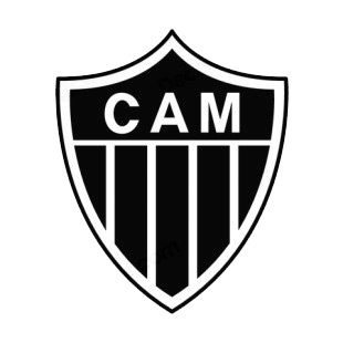 Clube Atletico Mineiro soccer team logo listed in soccer teams decals.