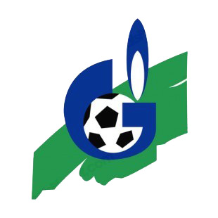 FC Gazovik Orenburg soccer team logo listed in soccer teams decals.