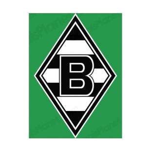 Borussia Monchengladbach soccer team logo listed in soccer teams decals.