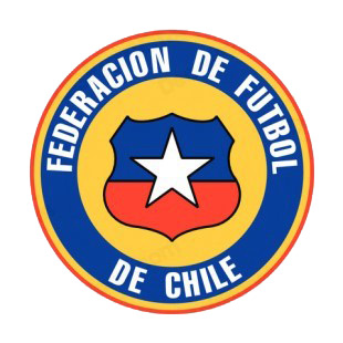 Chilean Football Federation soccer team logo listed in soccer teams decals.