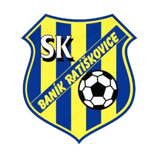 SK Banik Ratiskovice soccer team logo listed in soccer teams decals.