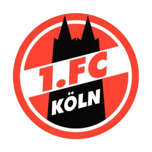 1 FC Koln soccer team logo  listed in soccer teams decals.