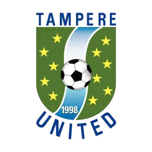 Tampere United soccer team logo listed in soccer teams decals.
