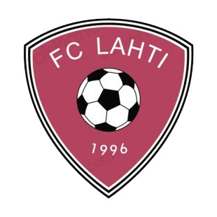 FC Lahti soccer team logo listed in soccer teams decals.