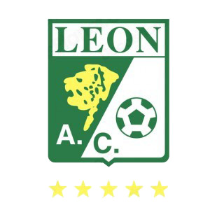 Leon AC soccer team logo listed in soccer teams decals.