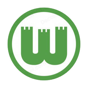VfL Wolfsburg soccer team logo listed in soccer teams decals.