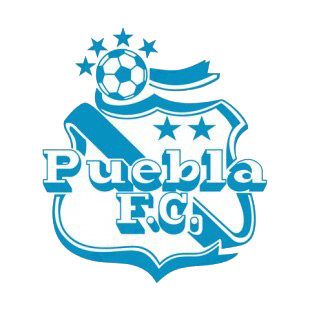 Puebla FC soccer team logo listed in soccer teams decals.