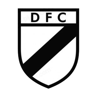 Danubio FC soccer team logo listed in soccer teams decals.