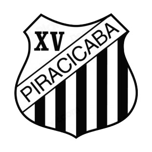 XV Piracicaba soccer team logo listed in soccer teams decals.