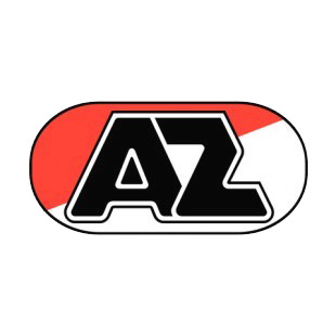 Alkmaar Zaanstreek soccer team logo listed in soccer teams decals.