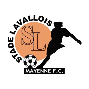 Stade Lavallois Mayenne FC soccer team logo listed in soccer teams decals.