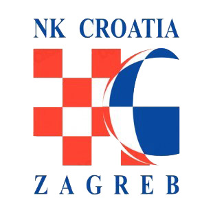NK Croatia Zagreb soccer team logo listed in soccer teams decals.