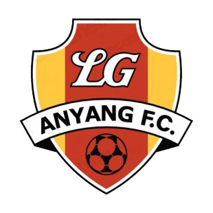 LG Anyang FC soccer team logo listed in soccer teams decals.