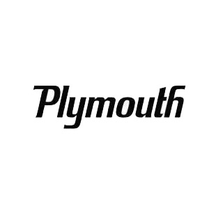 Plymouth listed in plymouth decals.