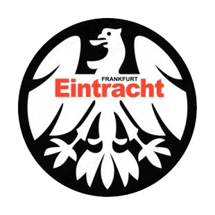 Eintracht Frankfurt soccer team logo listed in soccer teams decals.