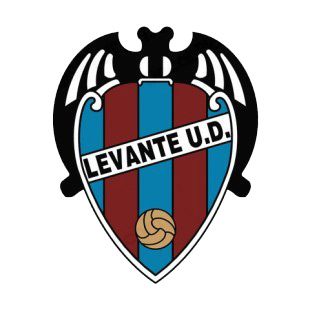 Levante Union Deportiva soccer team logo listed in soccer teams decals.