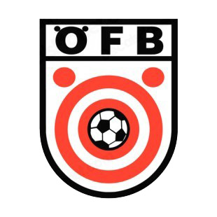 Austrian Football Association logo listed in soccer teams decals.