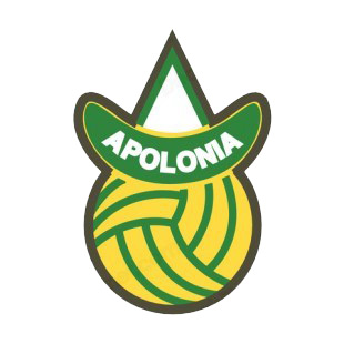 Apolonia soccer team logo listed in soccer teams decals.