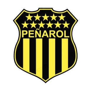 CA Penarol soccer team logo listed in soccer teams decals.