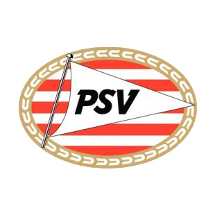 PSV Eindhoven soccer team logo listed in soccer teams decals.