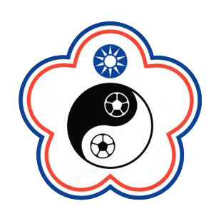Taiwan logo listed in soccer teams decals.