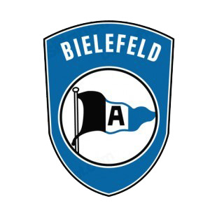 Arminia Bielefeld soccer team logo listed in soccer teams decals.