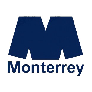 The Club de Futbol Monterrey soccer team logo listed in soccer teams decals.