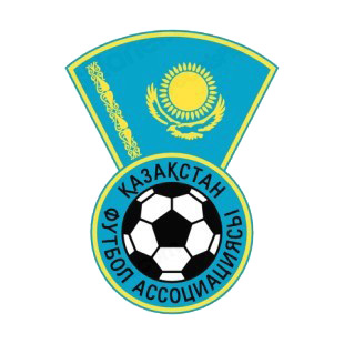 Football Federation of Kazakhstan soccer team logo listed in soccer teams decals.