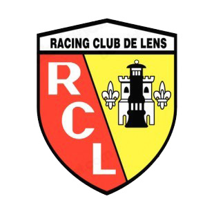 Racing Club de Lens soccer team logo listed in soccer teams decals.