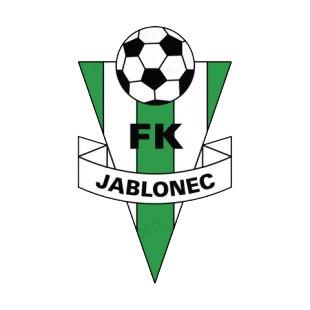 FK Jablonec soccer team logo  listed in soccer teams decals.