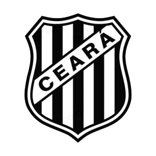Ceara Sporting Club soccer team logo listed in soccer teams decals.