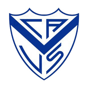 Club Atletico Velez Sarsfield soccer team logo listed in soccer teams decals.