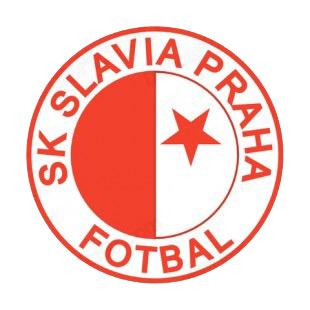 Slavia Prague soccer team logo listed in soccer teams decals.