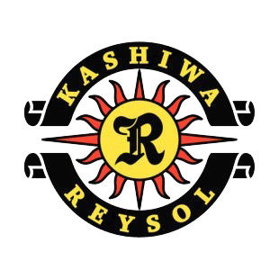 Kashiwa Reysol soccer team logo listed in soccer teams decals.