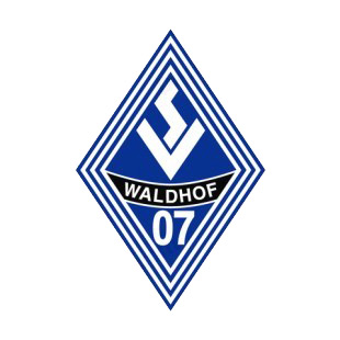 SV Waldhof Mannheim soccer team logo listed in soccer teams decals.
