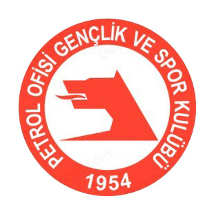 Petrol Ofisi Genclik Spor soccer team logo listed in soccer teams decals.
