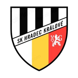 FC Hradec Kralove soccer team logo listed in soccer teams decals.