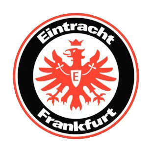 Eintracht Frankfurt soccer team logo listed in soccer teams decals