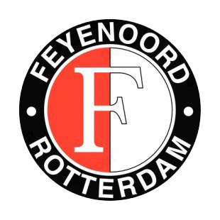 Feyenoord soccer team logo listed in soccer teams decals.
