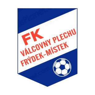 Fotbal Frydek Mistek soccer team logo listed in soccer teams decals.