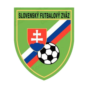 Slovakia Football Federation logo listed in soccer teams decals.