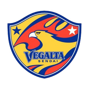 Vegalta Sendai soccer team logo listed in soccer teams decals.