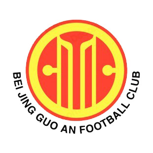 Beijing Guoan FC soccer team logo listed in soccer teams decals.