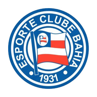 Esporte Clube Bahia soccer team logo listed in soccer teams decals.