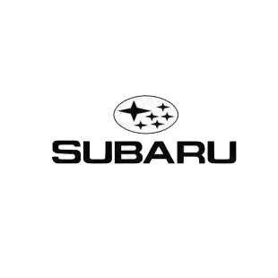 Subaru logo and text listed in subaru decals.