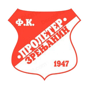 FK Proleter soccer team logo listed in soccer teams decals.