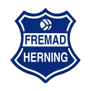 Herning Fremad soccer team logo listed in soccer teams decals.