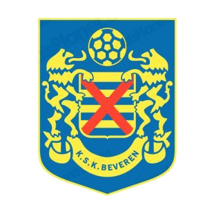 KSK Beveren soccer team logo listed in soccer teams decals.